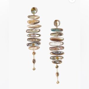 Chan Luu abalone earrings- Brand new never worn